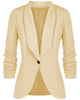 NEW 2022 Spring Autumn Blazer Women Foldable Brand Jacket Made of Cotton & Spandex Coat Ladies Refresh Blazers Tops Plus Size