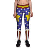 NEW Arrival 0080 Sexy Girl Old Glory The Avengers Wonder Woman Star 3D Prints High Waist Workout Fitness Women Leggings Pants
