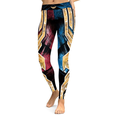 NEW Arrival Sexy Girl Old Glory The Avengers Wonder Woman 3D Prints High Waist Fitness Legging Women Workout Leggings Pants