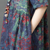 Large Size Women's Clothes 2023 Summer Dress Loose Floral Cotton Linen Dress Casual Vintage Shirt Vestido Robe Elbise f875