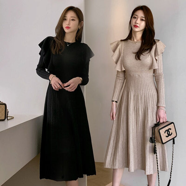 Spring Girls Dress Women Cotton Long Sleeve Dresses Female Dress Vintage dress party Boho Robe Femme Vestido Autumn winter