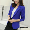 NEW Women Basic Coats Candy Colors Small Suit Jacket Female Blazer Feminino Long Sleeve Spring Women Jackets Casual Blazer C2856