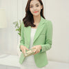 NEW Women Basic Coats Candy Colors Small Suit Jacket Female Blazer Feminino Long Sleeve Spring Women Jackets Casual Blazer C2856
