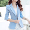 NEW Women Basic Coats Candy Colors Small Suit Jacket Female Blazer Feminino Long Sleeve Spring Women Jackets Casual Blazer C2856