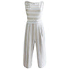 NEW Women Sleeveless Striped Jumpsuit Casual Clubwear Wide Leg Pants Outfit Rompers #GH
