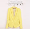 NEW blazer women blazer foldable brand jacket made of cotton & spandex with lining Vogue refresh blazers