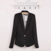 NEW blazer women blazer foldable brand jacket made of cotton & spandex with lining Vogue refresh blazers