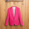 NEW blazer women suit A Grain Of Small Suit Buckle Tailored Jacket Candy Colors Women's Suit Female