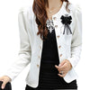 NEW women summer style clothing outerwear slim coat jacket feminine blazer short casual woman's suit thin suit coat