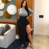 NIBBER black sexy camis dresses women party long dress beach vacation year 2023 spring summer slim soft stretch fashion