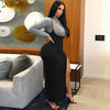NIBBER black sexy camis dresses women party long dress beach vacation year 2023 spring summer slim soft stretch fashion