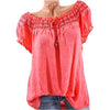 Casual Solid Chiffon Shirt 2022 Women Short Sleeve Summer Tops Off Shoulder Solid Strapless Blouse Tops Female Blusas