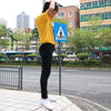 NJ01 Women jeans In the spring  2022 Black Stretch Jeans female Korean stretch  slim jeans pants feet