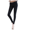 NJ01 Women jeans In the spring  2022 Black Stretch Jeans female Korean stretch  slim jeans pants feet
