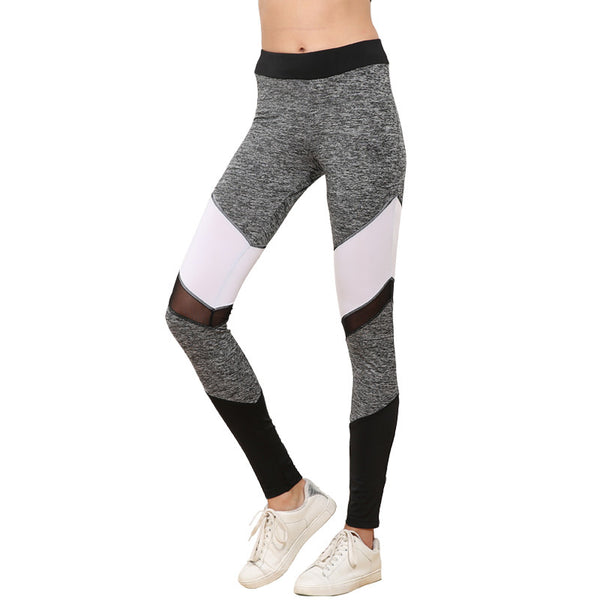 Autumn Sporting Mesh Leggings Women Push Up Leggins Activewear Patchwork Jeggings Polyester Workout Legging S-XL 7 Colors