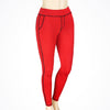 Fashion Autumn Push Up Leggings Women Activewear Slim Red Leggins Jeggings Polyester Legging Pockets S-XL 4 Colors