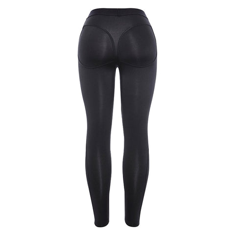 Fashion Push Up Fitness Leggings Workout Leggings Patchwork Casual Funnysporting Legging Female Pants Women