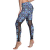 Fashion Push Up Printed Mesh Leggings Women Plus Size Workout Leggings Sexy Activewear Polyester Leggings S-3XL 4 Colors
