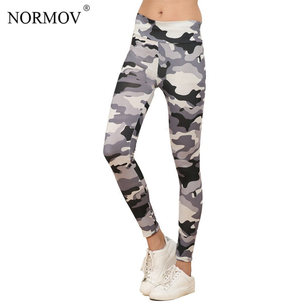 S-XL Camouflage Leggings Women Activewear Push Up Legging Workout Slim Printed Legging Women