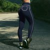 Sexy Leggings Female cotton Solid buttocks pockets hip self-cultivation Women Pant Conventional absorbent Women Legging