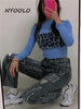 NYOOLO Vintage Harajuku Streetwear Ripped Patchwork High Waist Boyfriend Wash Baggy Jeans Women Men Goth Hip Hop Denim Pants