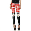 apparel New Arrival Red leggins Cute micky rat leggins Printed Women leggings women pant