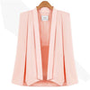 2022 Autumn Pink Black Elegant Ladies Cape Office Work Poncho Women Blazers Jackets Split Long Sleeve Feminino C08036