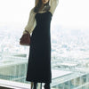 Neploe 2023 Japanese Design Women Robes Temperament Vestidos Lapel Long Sleeve Shirt Patchwork empire Knitted Slim Dresses