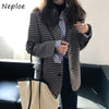 Neploe Business Wear Plaid Blazer Jacket Woman Women's Clothing 2023 Two Buttons Casual Womens Jackets Short Coat