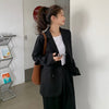 Net Red Small Suit Coat Women's Early Autumn 2022 Korean Chic Versatile Temperament Long Sleeve Casual Suit Top