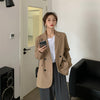Net Red Small Suit Coat Women's Early Autumn 2022 Korean Chic Versatile Temperament Long Sleeve Casual Suit Top