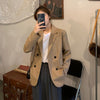 Net Red Small Suit Coat Women's Early Autumn 2022 Korean Chic Versatile Temperament Long Sleeve Casual Suit Top