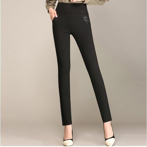 New 2022 Plus Size Women's Pencil Pants Capris Leggings Female Stretch High Waist Cotton Casual Pants Women Office Sexy Pants