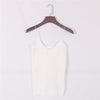 New 2022 Spring Fashion Women Knitted Vest Striped Slim Sexy Tight Bottoming Solid Sleeveless Multicolor Tops