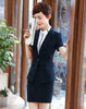 2022 Summer Black Striped Blazer Women Business Suits Skirt and Jacket Sets Office Uniform Designs Style