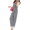 New 2022 Summer Sexy Jumpsuits Romper Women Sets One Pieces Workout Striped Halter Elegant Casual Bodycon Ladies Playsuits