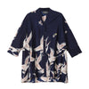 New 2022 Women Summer Clothing Women Blouse Shirt Blue Black Birds Printed Batwing Sleeve Girls Stylish Plus Size Blouses 3682