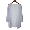 2023 Summer Sun Shirt Casual Long Cardigan Kimono Crochet Loose Ruffles Chiffon Beach Blouses Women Tops