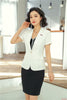 2022 Summer Female Skirt Suits for Women Business Suits Ladies White Blazer and Jacket Sets Work Wear OL Styles