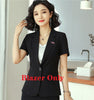 2022 Summer Female Skirt Suits for Women Business Suits Ladies White Blazer and Jacket Sets Work Wear OL Styles
