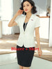 2022 Summer Female Skirt Suits for Women Business Suits Ladies White Blazer and Jacket Sets Work Wear OL Styles
