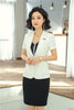 2022 Summer Female Skirt Suits for Women Business Suits Ladies White Blazer and Jacket Sets Work Wear OL Styles