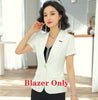2022 Summer Female Skirt Suits for Women Business Suits Ladies White Blazer and Jacket Sets Work Wear OL Styles
