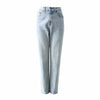 2022 Women Vintage Blue Jeans Butt Cut Jeans American Style Trend High Waist Jeans Women Denim Pants Straight Jeans