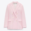 2022 Autumn Blazer Women White Office Blazers And Jackets Button Suit Coat Casual Pockets Solid Blazers Outerwear
