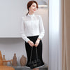 2022 Formal Professional Women Business Suits with Skirt and Lace Blouse Summer Fall  Fabric OL Styles Shirt
