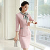 2023 Ladies Blazer Ladies Business Suit Skirt Ladies Work Dress Office Uniform 2 Piece Set
