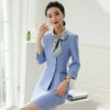 2023 Ladies Blazer Ladies Business Suit Skirt Ladies Work Dress Office Uniform 2 Piece Set