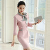 2023 Ladies Blazer Ladies Business Suit Skirt Ladies Work Dress Office Uniform 2 Piece Set