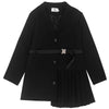 2023 Oversized Leisure Women Blazers  and Jackets  plus size black lace up coats outerwear